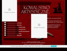 Tablet Screenshot of kowalmilanowek.info